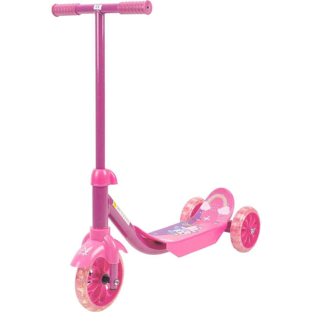 Trotineta de copii, Action One, Little Rainbow Unicorn, Roz