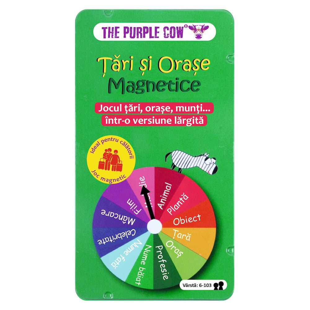 Joc magnetic, Purple Cow, Tari si orase