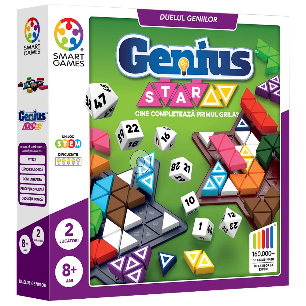 Joc de logica, Smart Games, Genius Star, Editie lb. romana