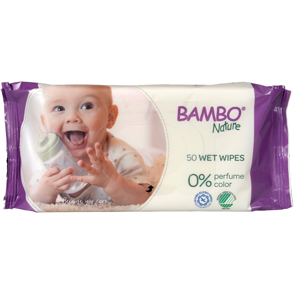 Servetele umede Bambo Nature, 50 buc Bambo