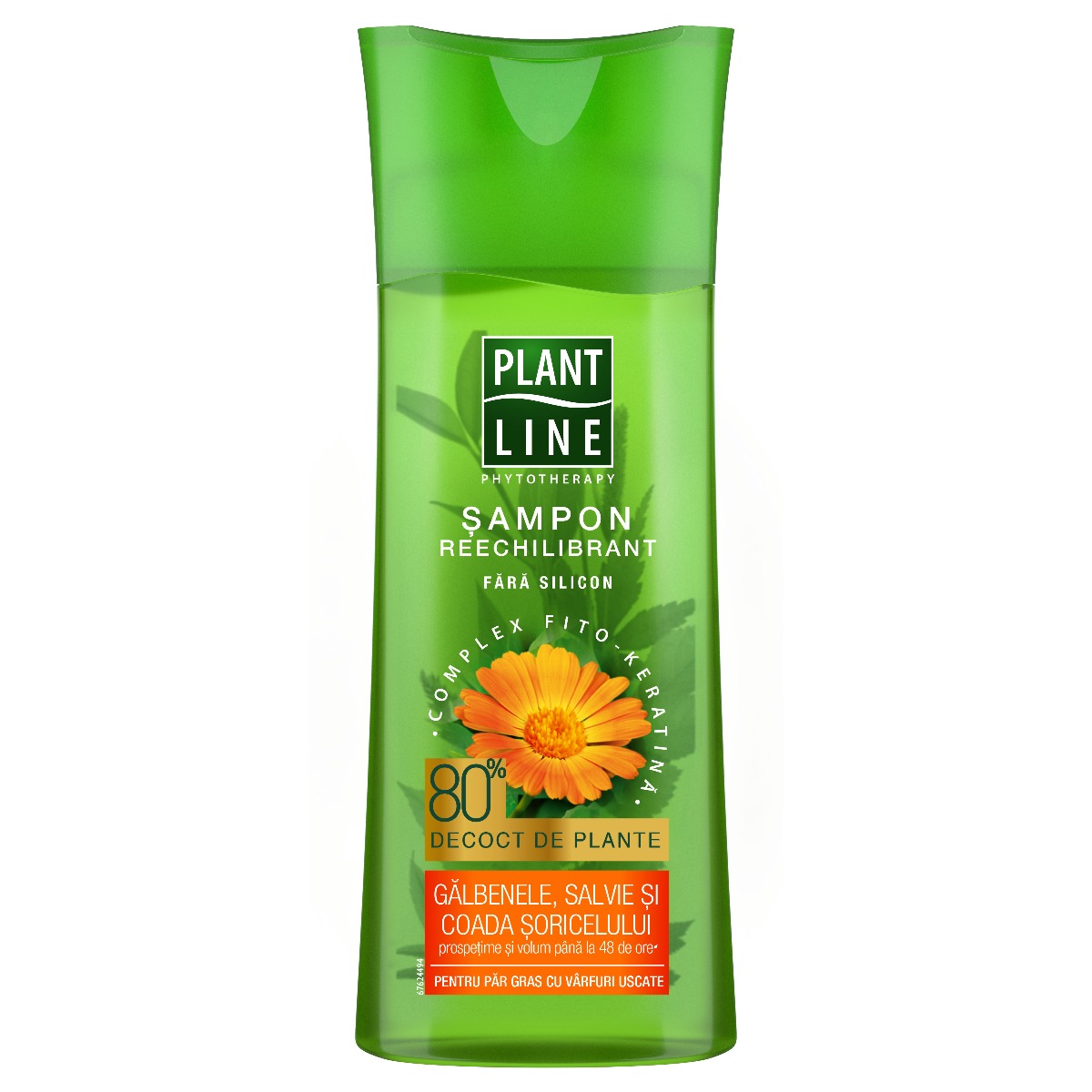 Sampon cu extract de galbenele Plant Line, 250 ml noriel.ro