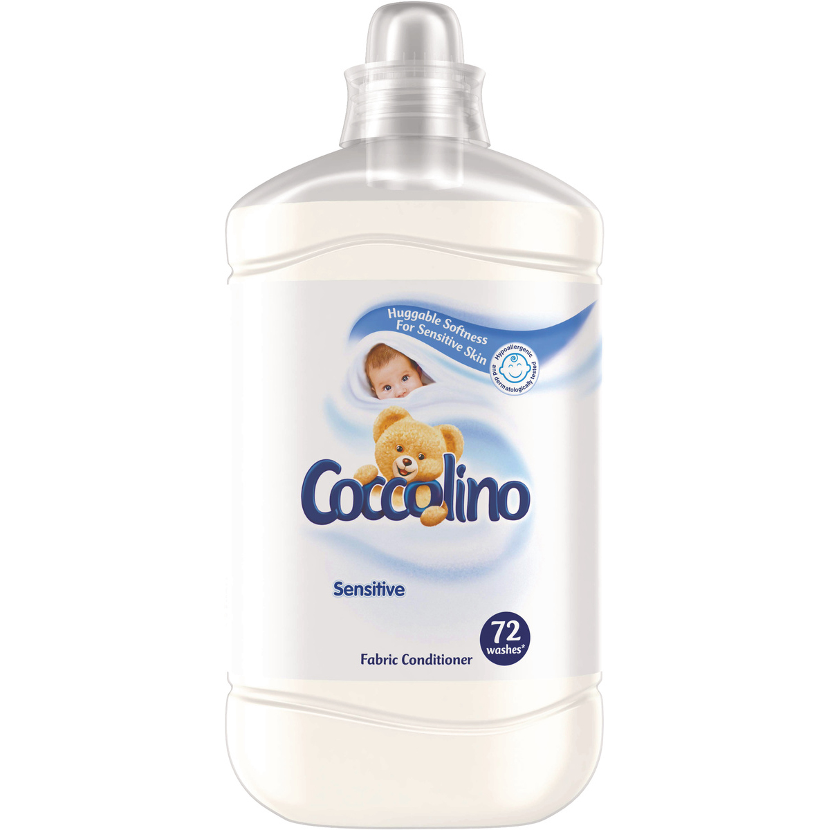 Balsam de rufe Coccolino Sensitive, 72 spalari, 1.8 L imagine