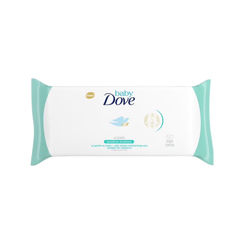Servetele umede Dove Baby – Baby Sensitive, 50 buc Baby