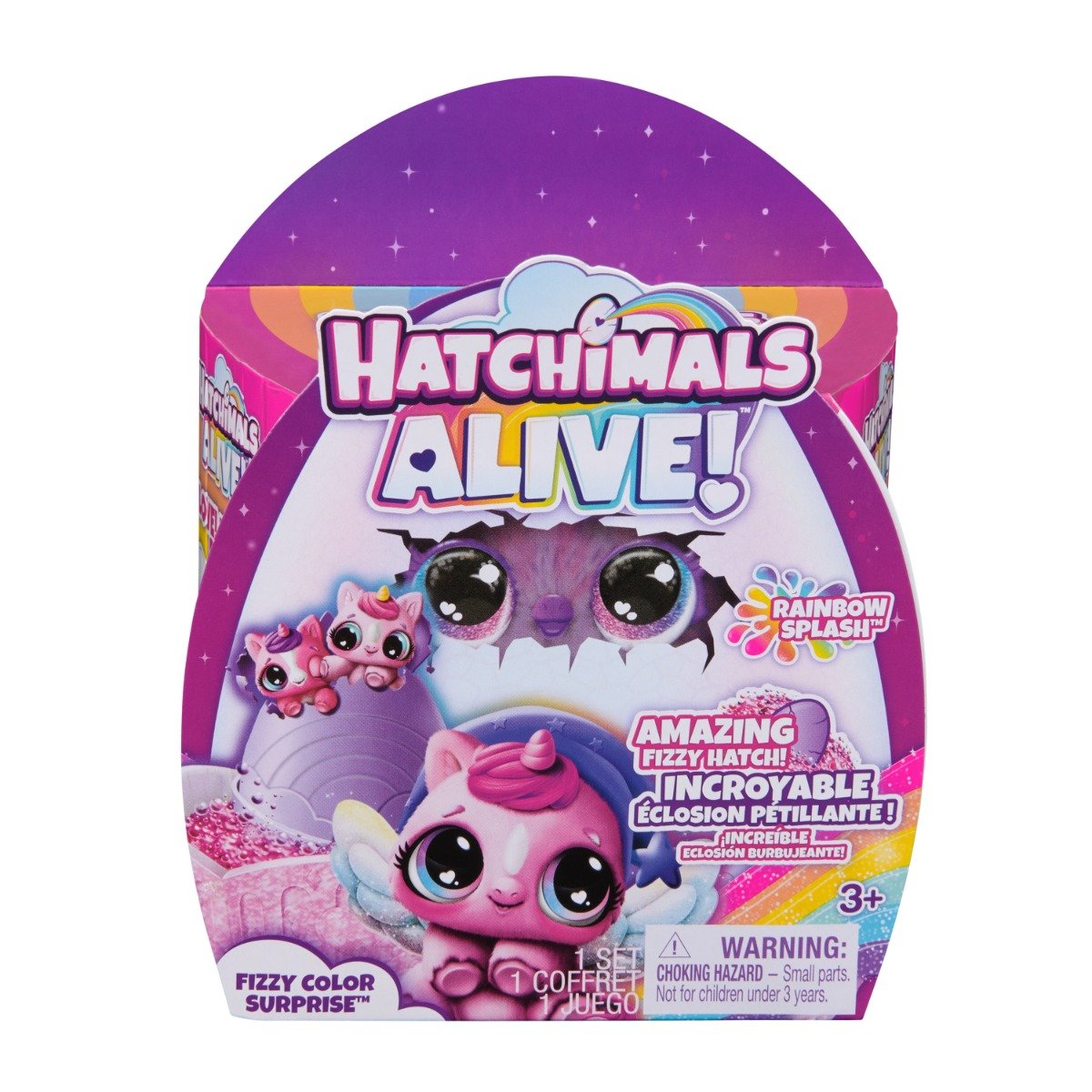 Set figurine surpriza in ou, Hatchimals, Fizzy Color Surprise, 6069778