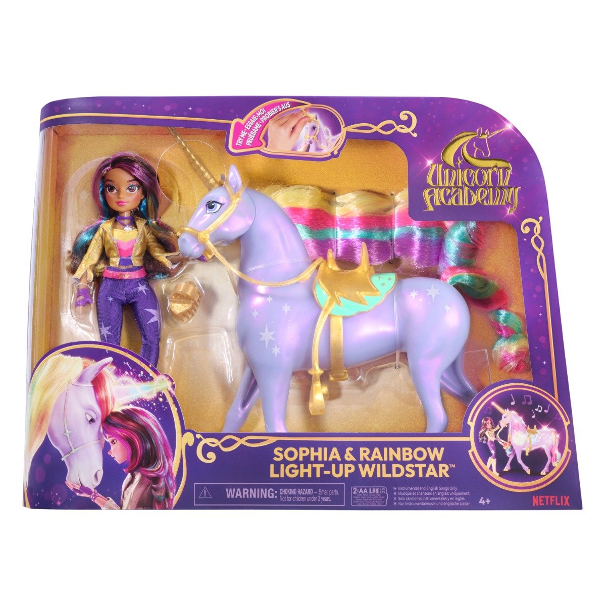 Set unicorn Rainbow si papusa Sophia, Unicorn Academy, 6071553