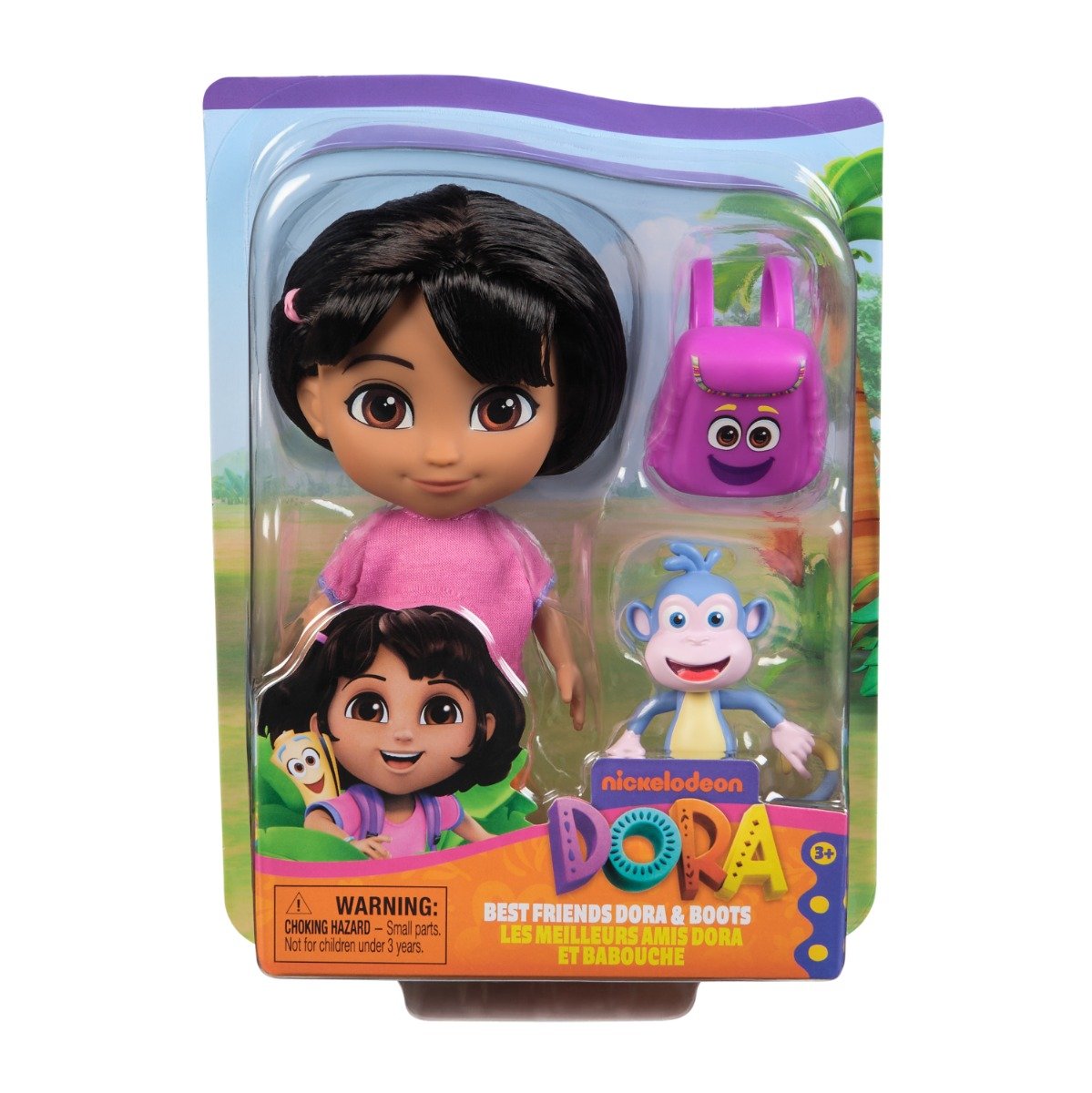 Set 2 figurine si accesoriu, Dora Exploratoarea si Boots, 15 cm, 6071800