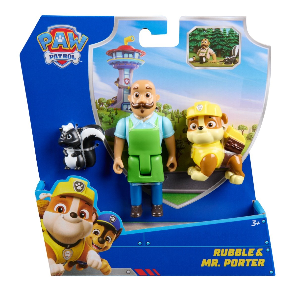 Set 3 figurine, Paw Patrol, Rubble si Mr Porter, 20151992