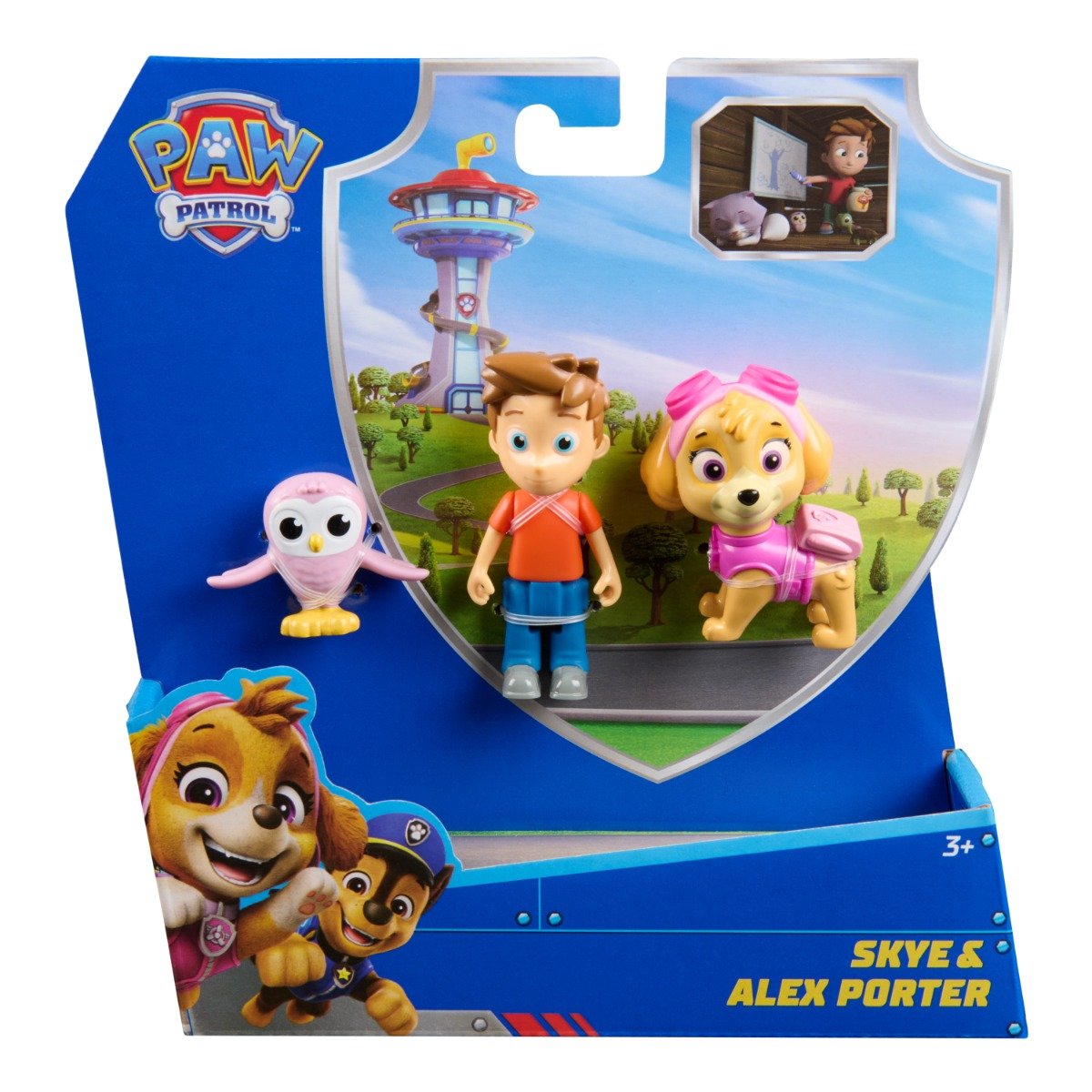Set 3 figurine, Paw Patrol, Skye si Alex Porter, 20151993