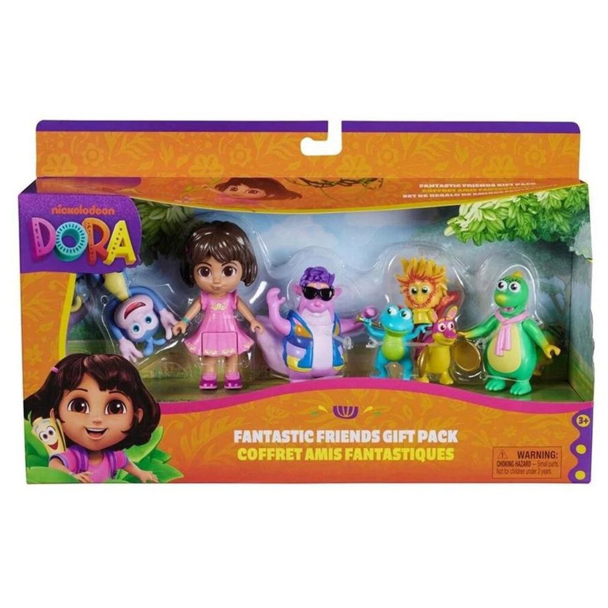 Set 7 figurine Dora Exploratoarea, Fantastic Friends, 6073738
