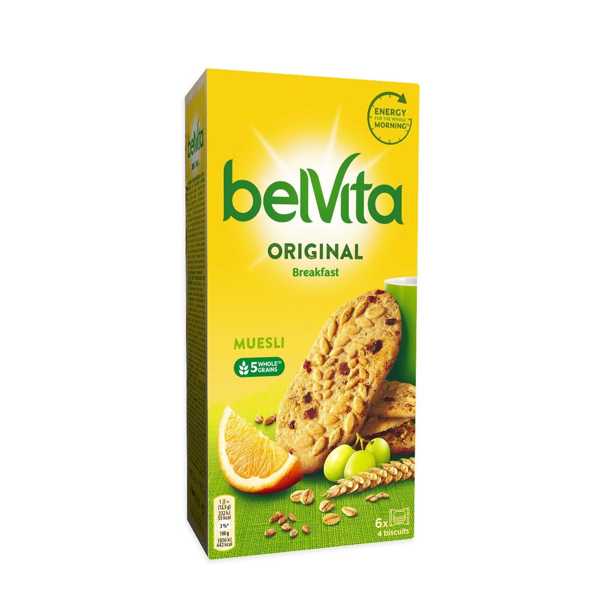 Biscuiti cu cereale si fructe Belvita Breakfast Muesli, 300 g