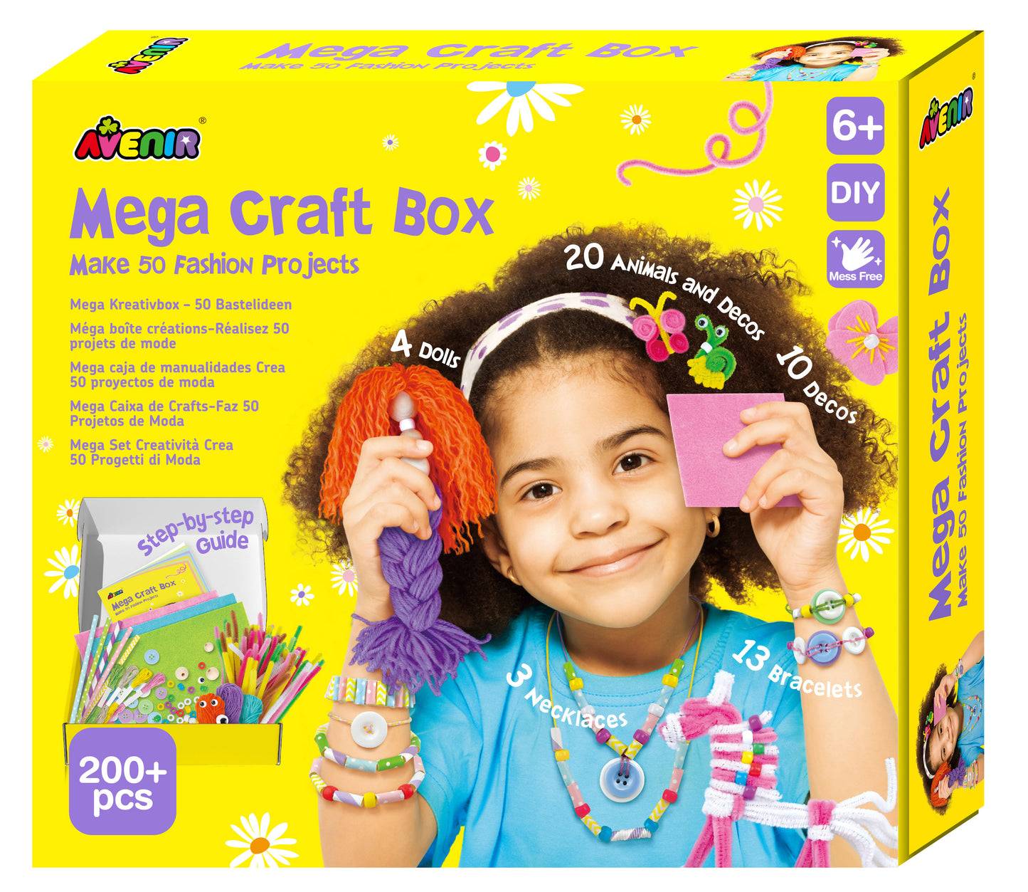 Mega kit de creatie, Avenir, Realizeaza 50 de proiecte fashion unice