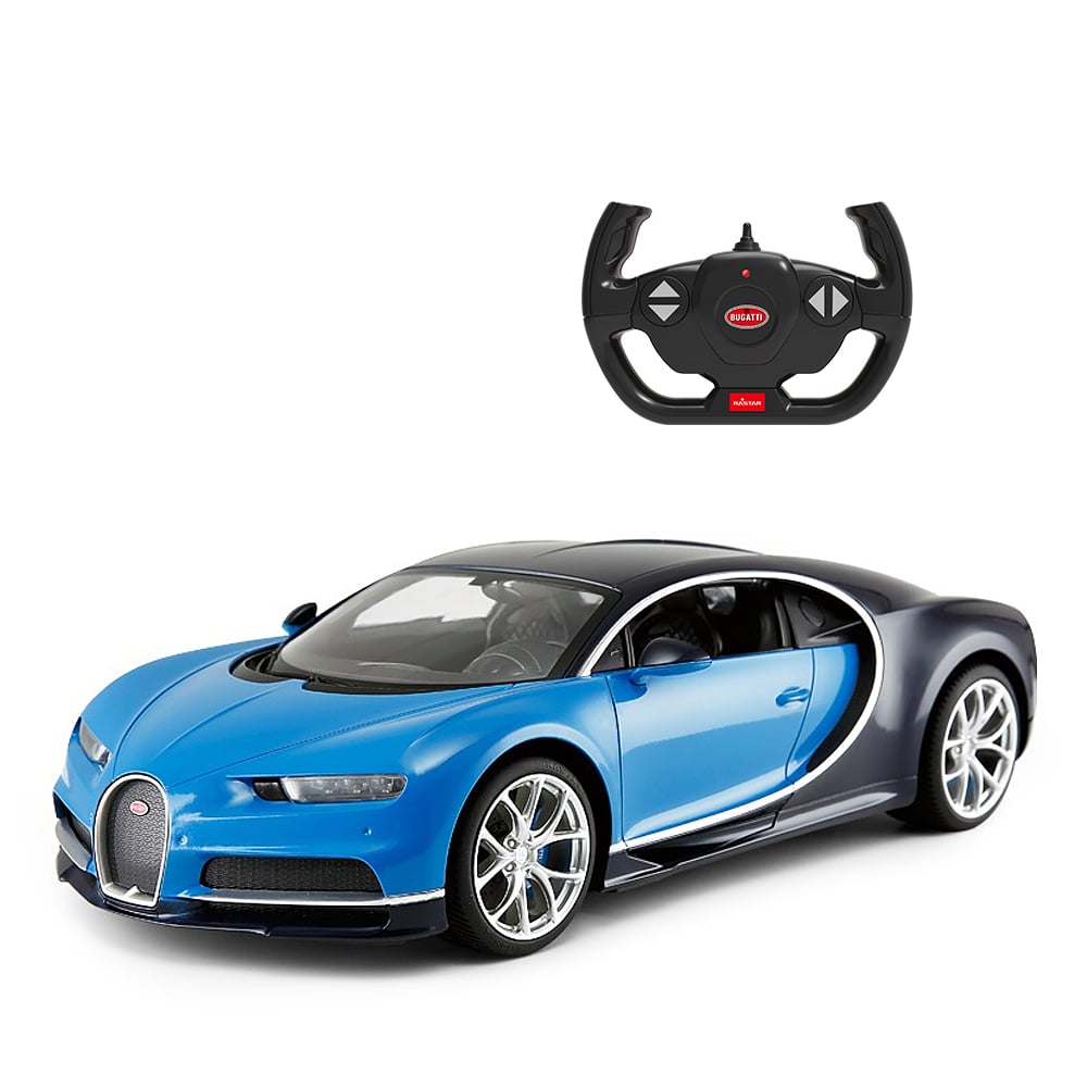 Masinuta cu telecomanda, Rastar, Bugatti Chiron, 1:14, Albastru Masinute electrice imagine 2022