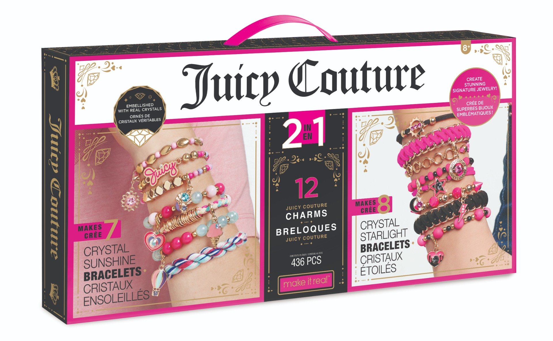 Set de bijuterii 2 in 1, Juicy Couture, Make It Real Bijuterii imagine 2022 protejamcopilaria.ro