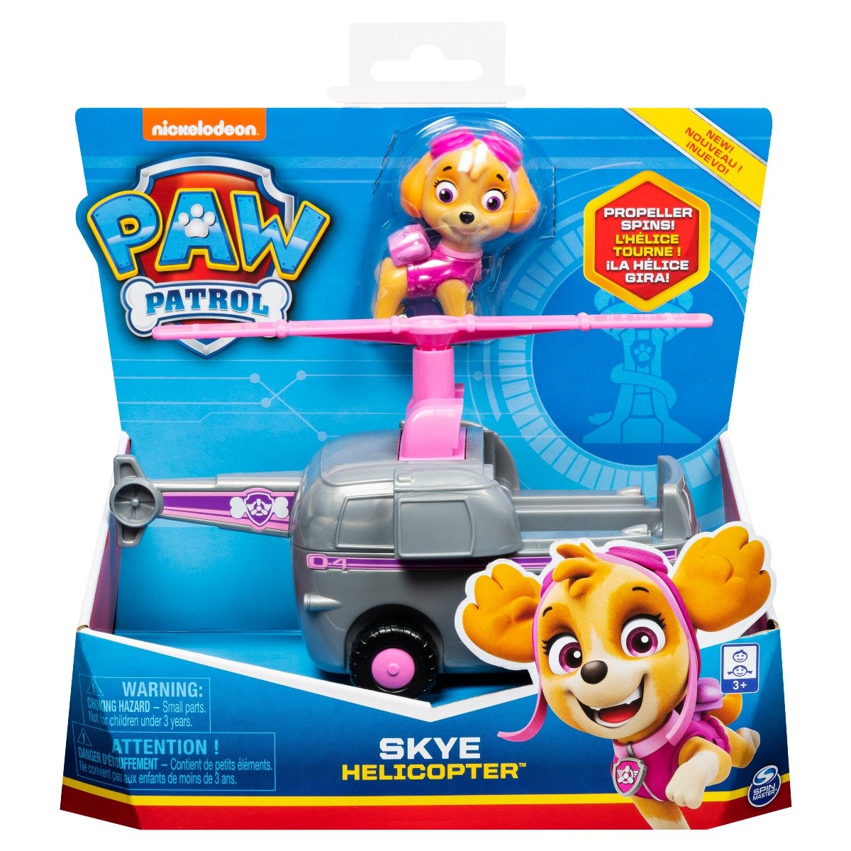 Masinuta Cu Figurina Paw Patrol, Skye Helicopter 20114324