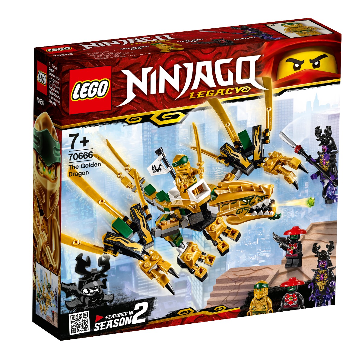 LEGO® Ninjago - Dragonul de aur (70666)