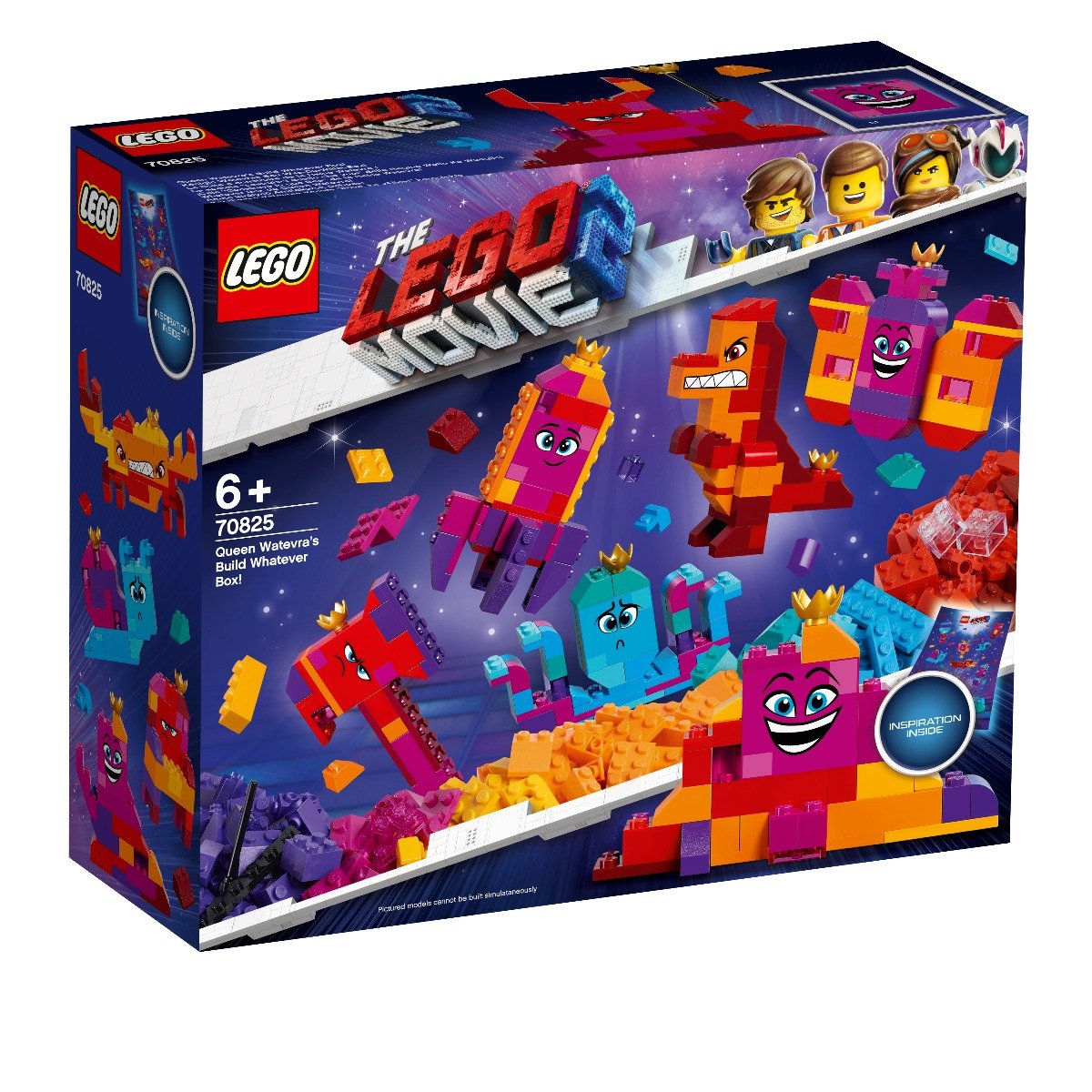 LEGO® Movie – Cutia de constructie a Reginei Watevra (70825) LEGO imagine 2022