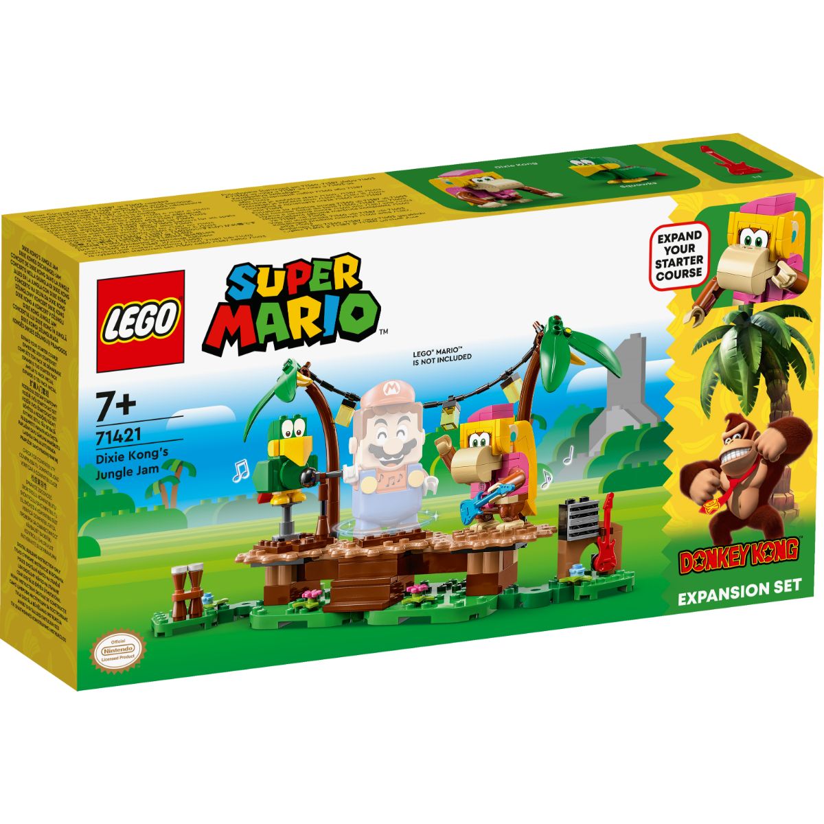 LEGO® Super Mario – Set de extindere Concertul lui Dixie Kong in jungla (71421) LEGO® Super Mario 2023-09-21