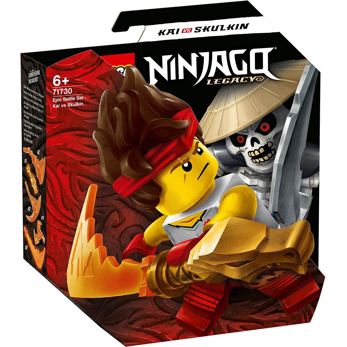 LEGO® Ninjago® - Set de lupta epica - Kai contra Skulkin (71730)