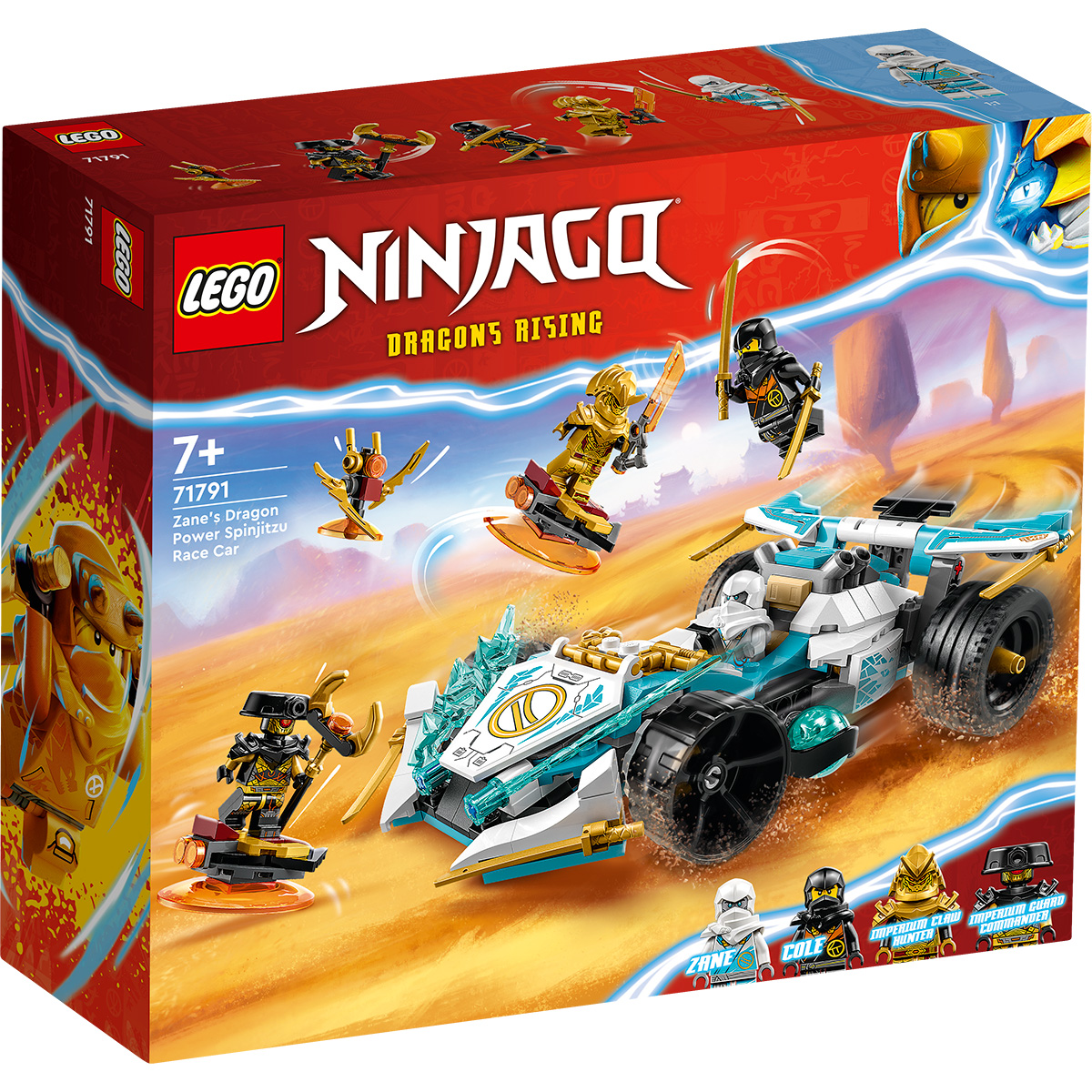 LEGO® Ninjago – Masina de curse Spinjitzu a lui Zane cu puterea dragonului (71791) LEGO® Ninjago 2023-09-26