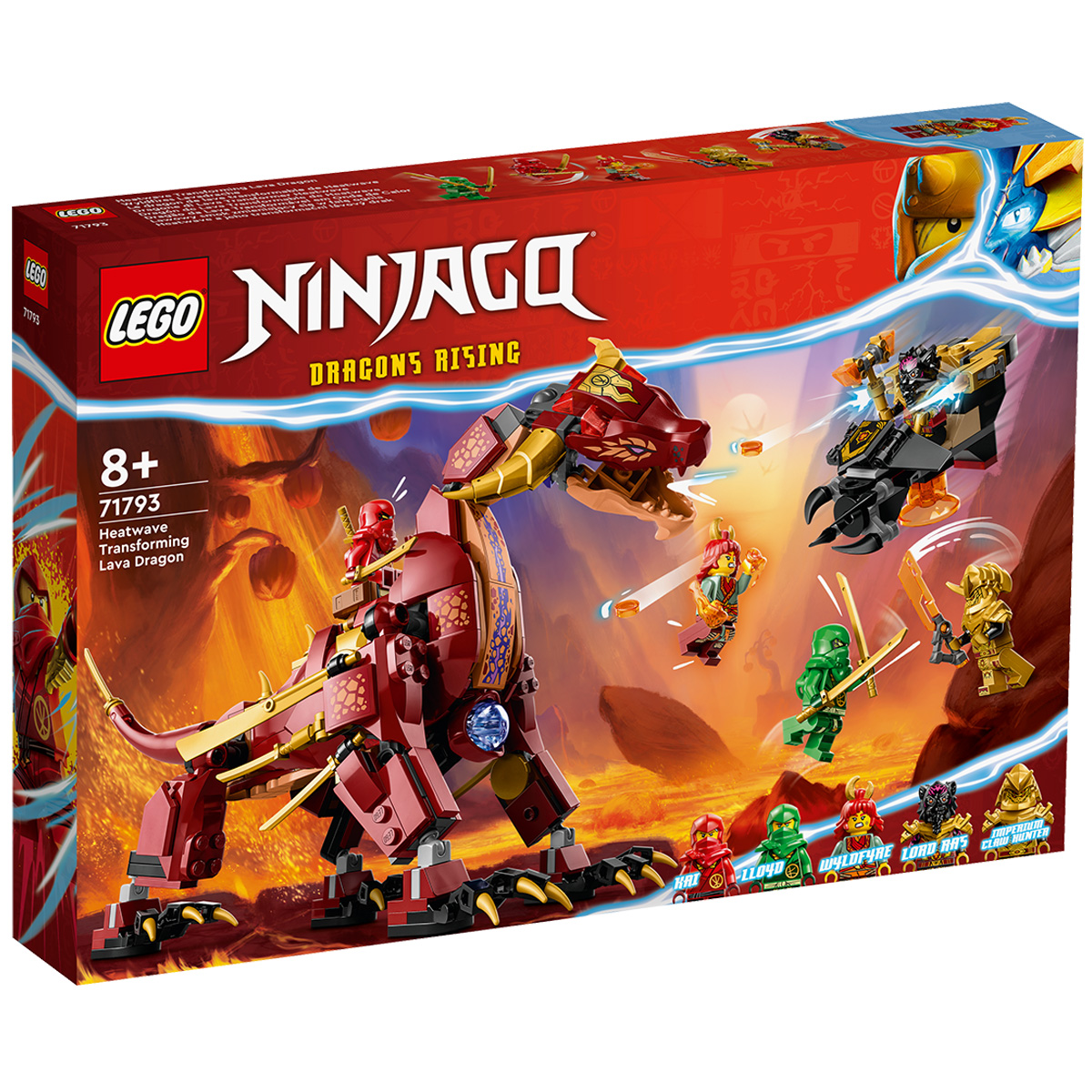 LEGO® Ninjago – Dragonul de lava transformator cu val de caldura (71793) LEGO® Ninjago 2023-09-26