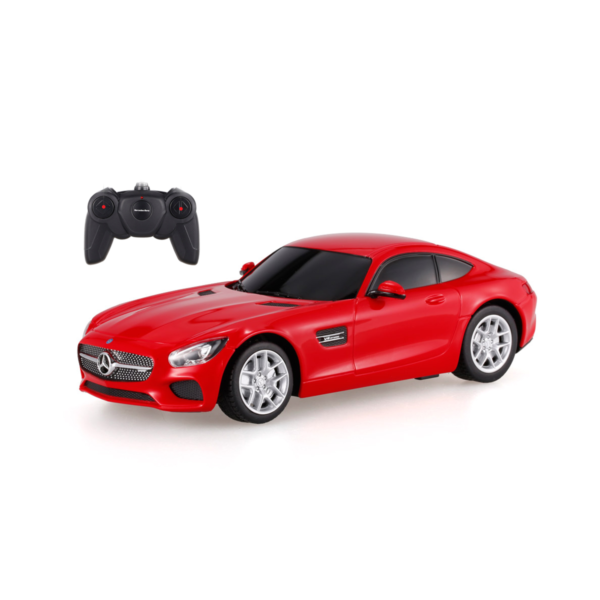 Masina cu telecomanda rastar mercedes - benz gt, 1:24, rosu