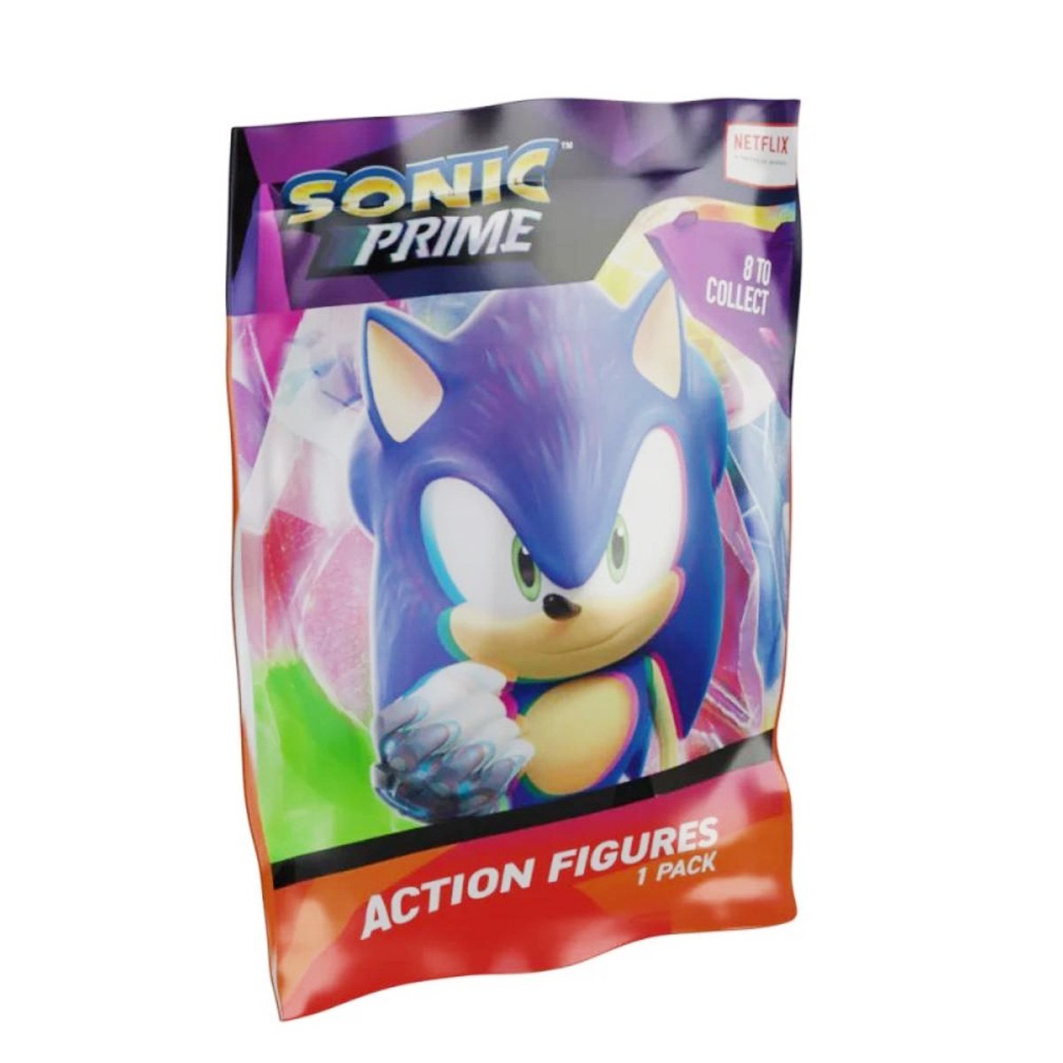 Figurina surpriza cu articulatii mobile, Sonic Prime