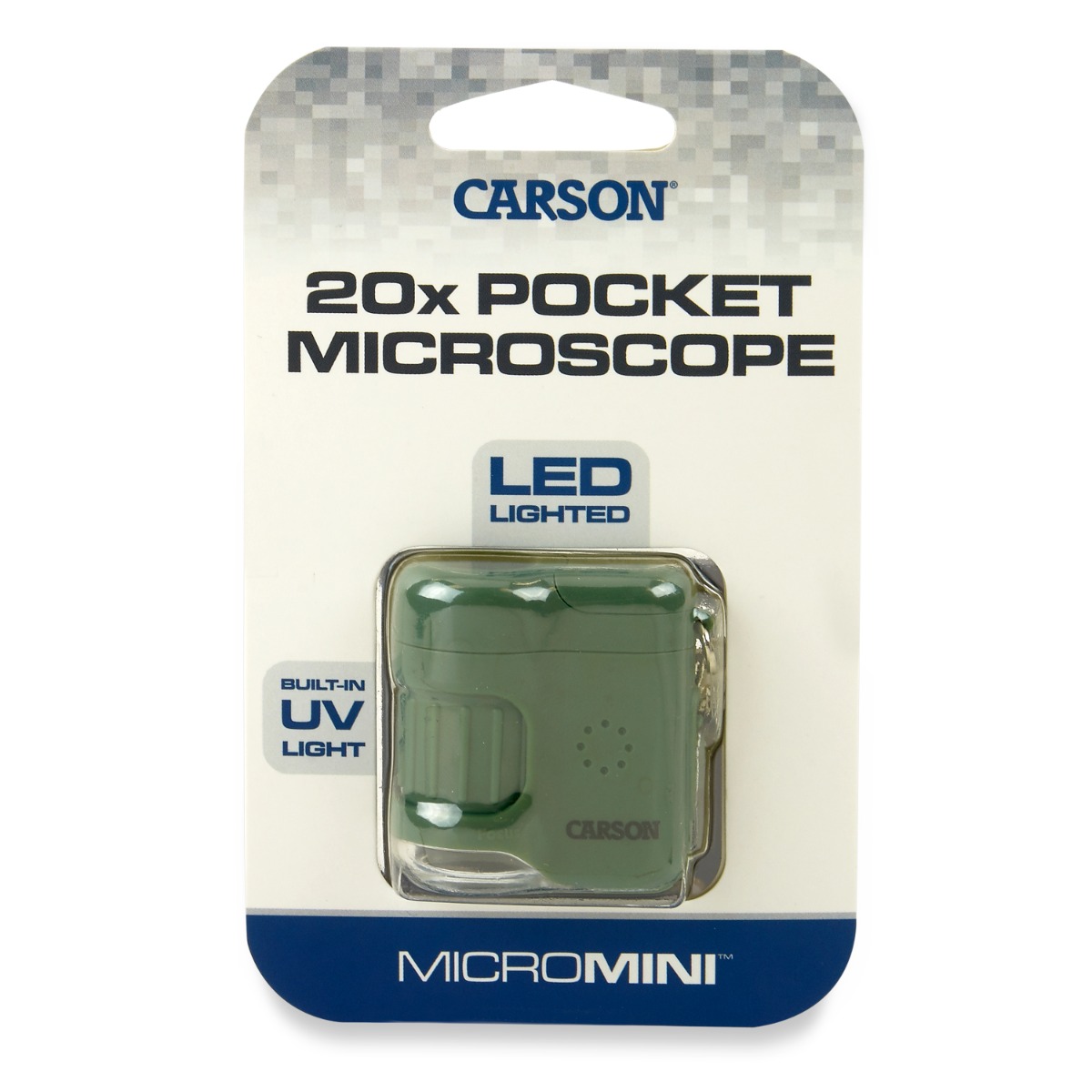 Microscop portabil cu breloc, marire 20x, Carson, MicroMini, Safari
