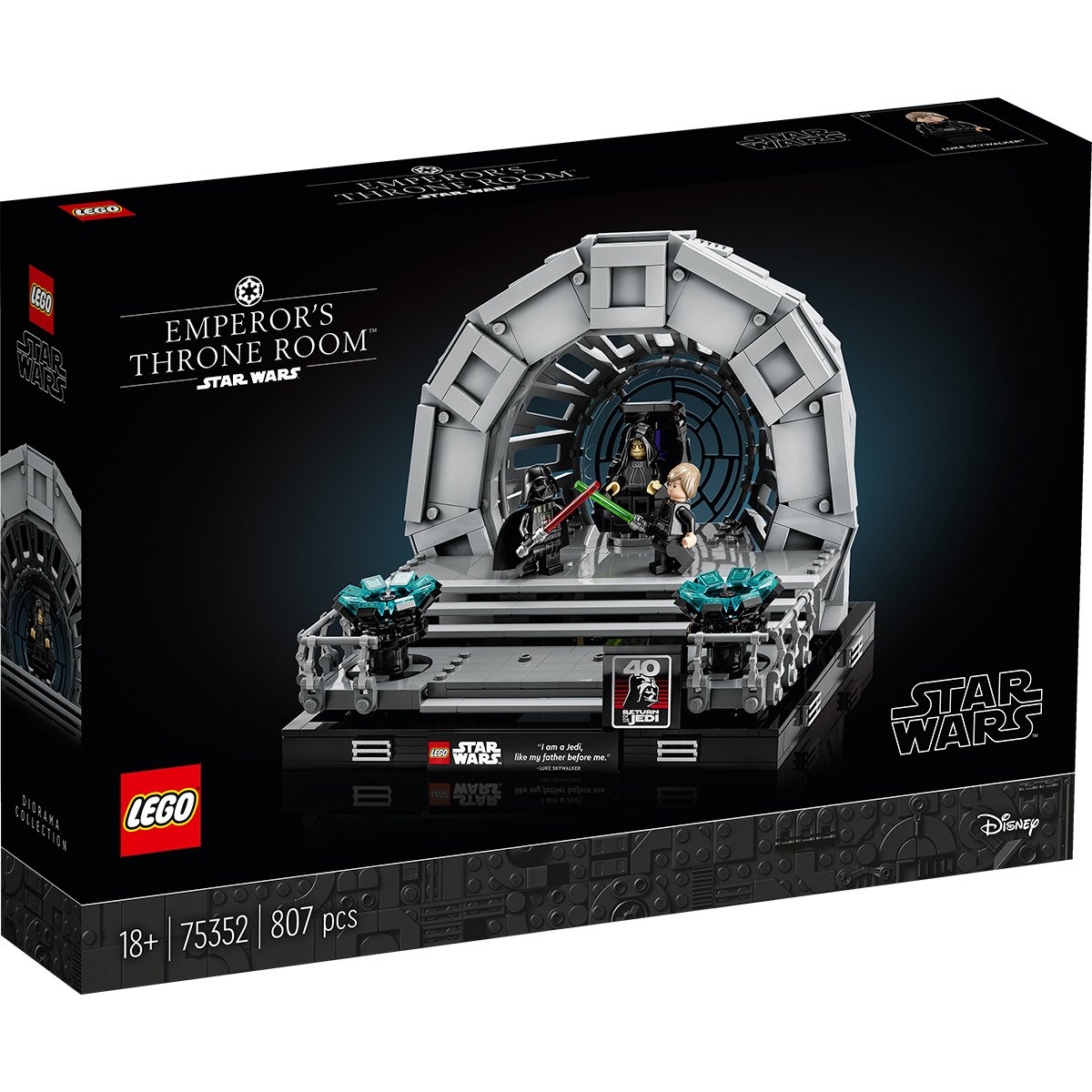 LEGO® Star Wars – Diorama Sala tronului imparatului (75352) (75352) imagine noua responsabilitatesociala.ro