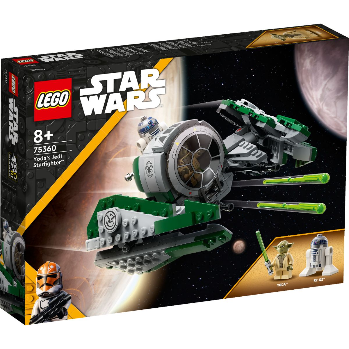 LEGO® Star Wars – Jedi Starfighter™ al lui Yoda (75360) LEGO® Star Wars