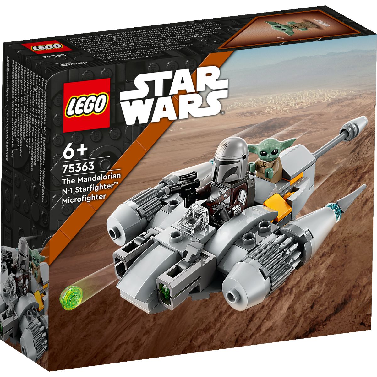 LEGO® Star Wars – Micronava de lupta Starfighter N-1 a Mandalorianului (75363) LEGO® Star Wars