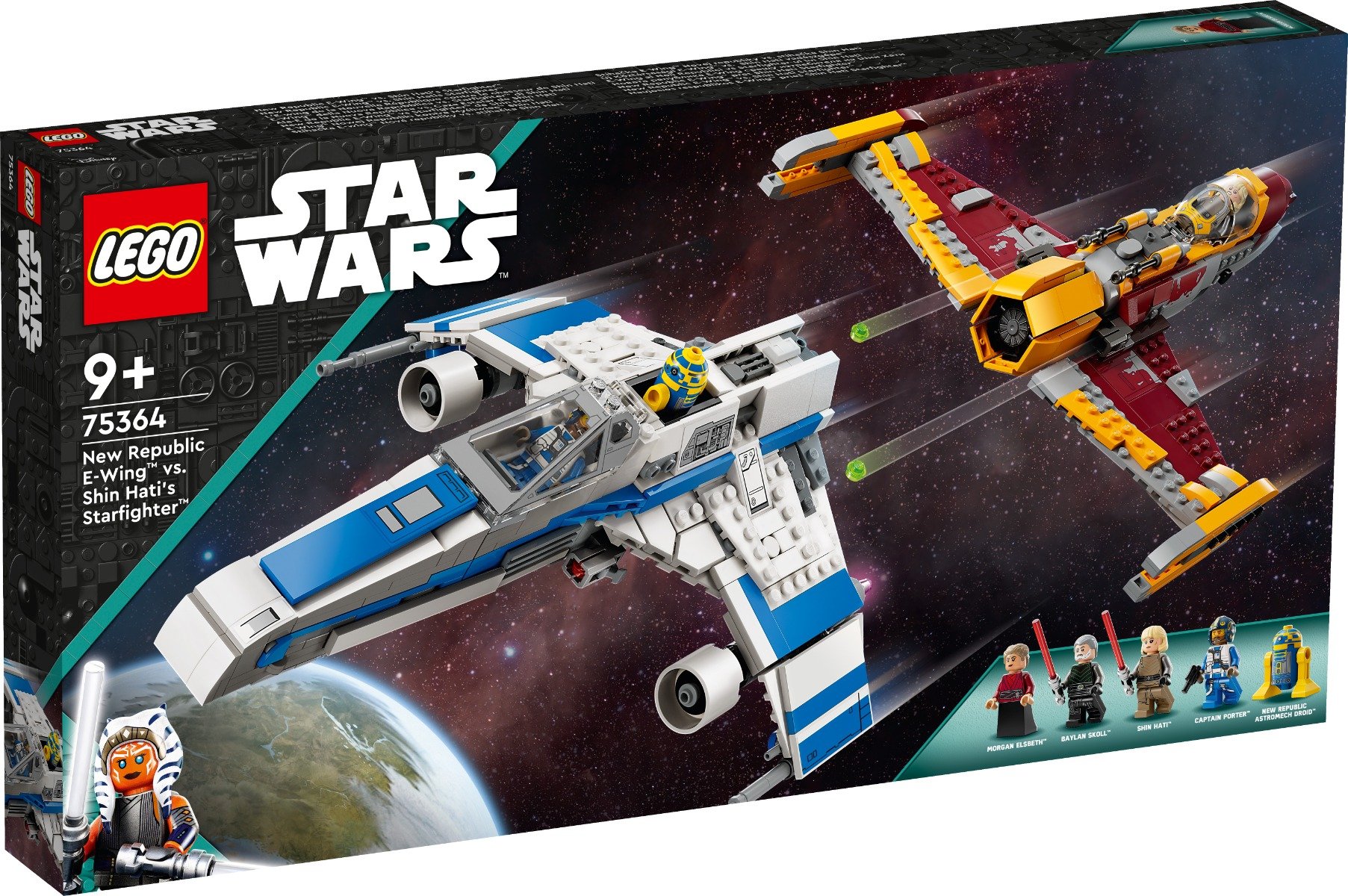 LEGO® Star Wars™ - E-Wing al Noii Republici vs Starfighter-ul lui Shin Hati (75364)
