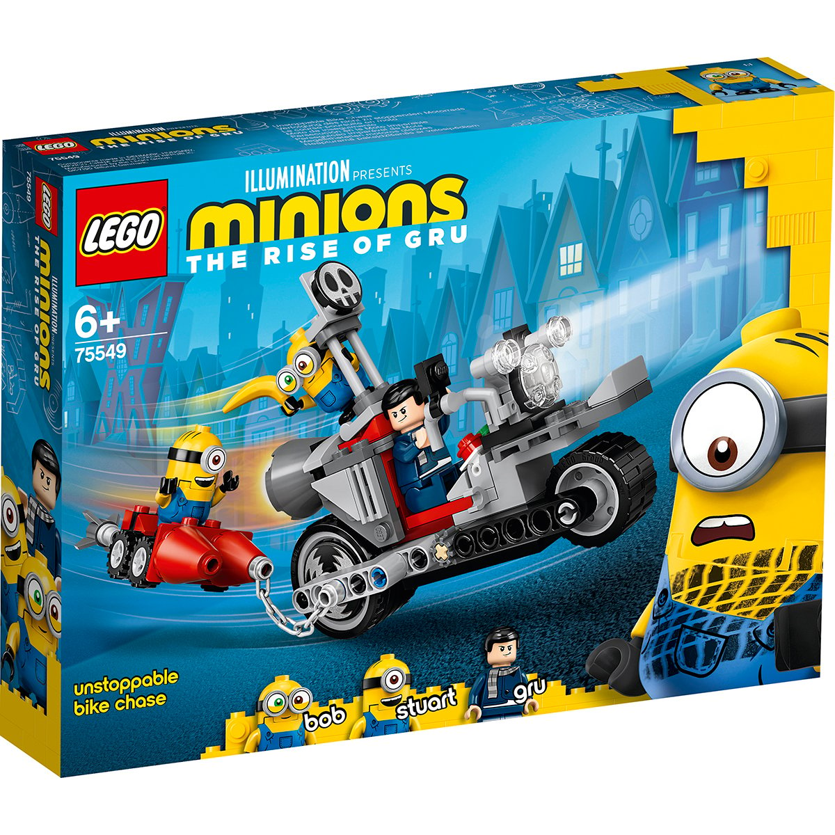 LEGO® Minions - Urmarire de neoprit pe motocicleta (75549)
