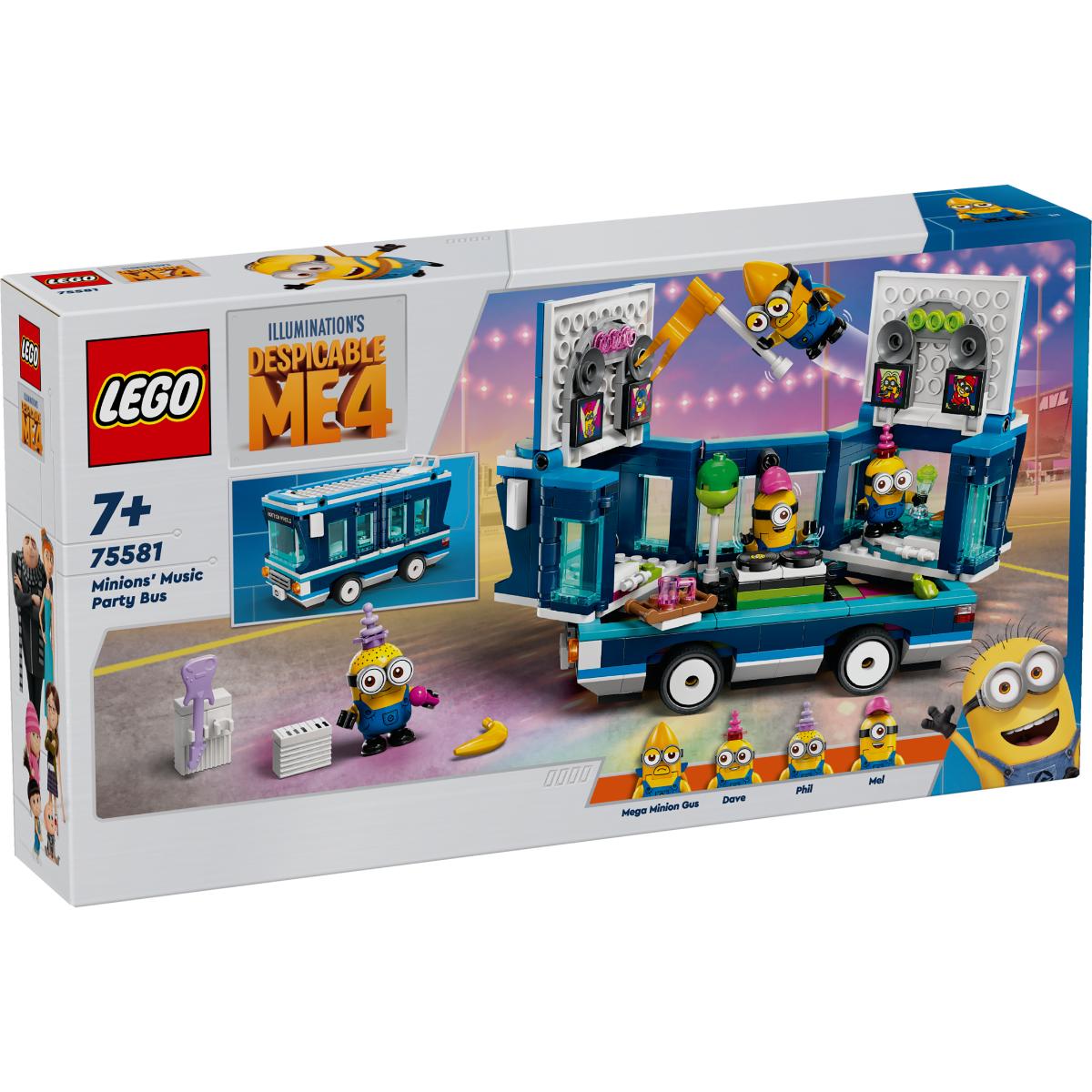 LEGO® Despicable Me - Autobuzul de petrecere al Minionilor (75581)