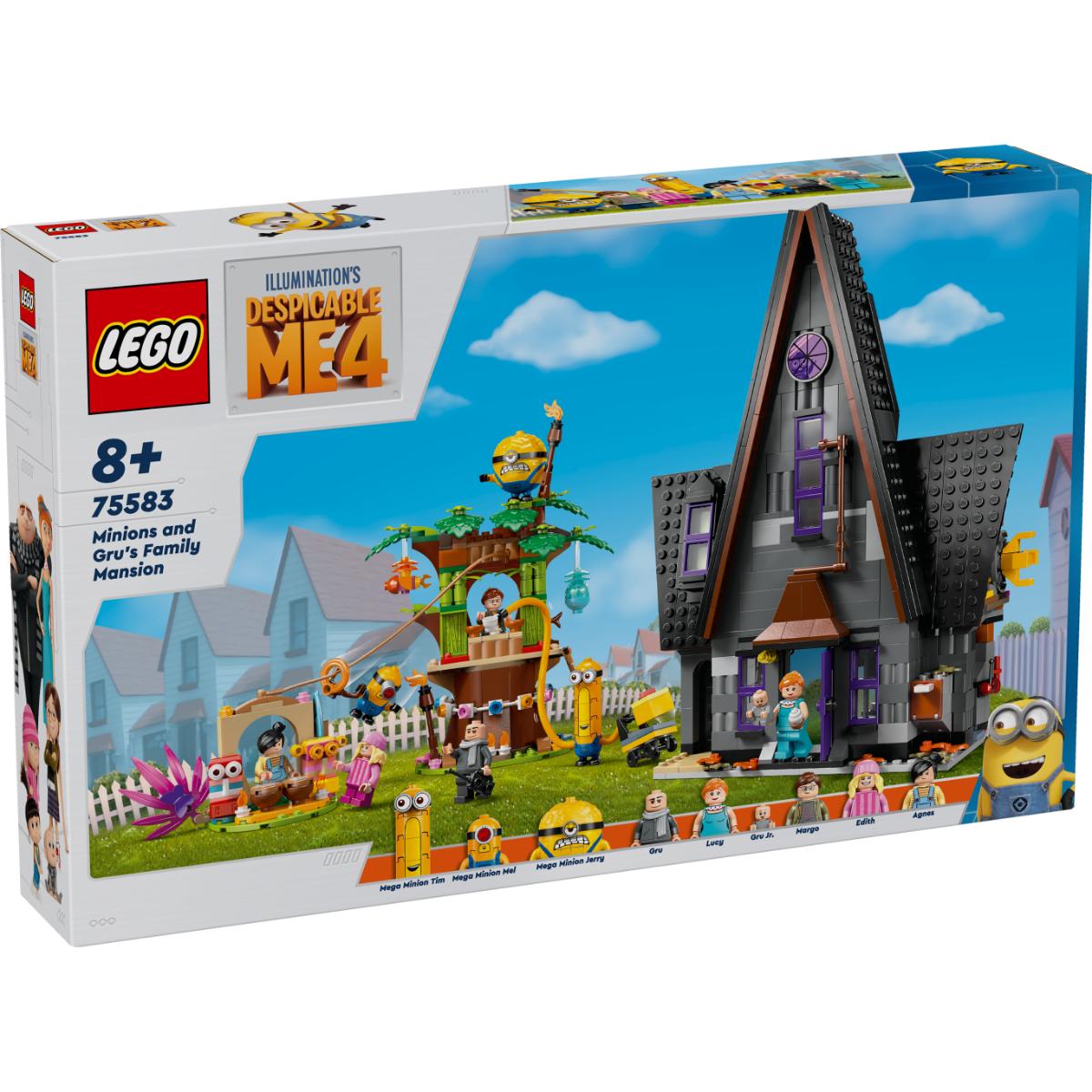 LEGO® Despicable Me - Resedinta de familie a lui Gru si a Minionilor (75583)