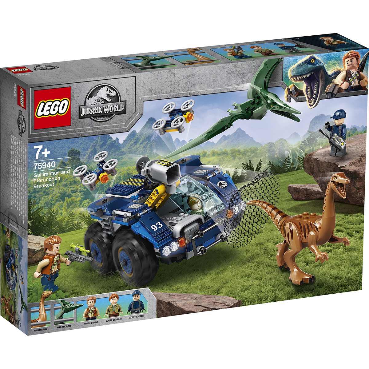 LEGO® Jurassic World - Evadarea lui Gallimimus si Pteranodon​ (75940)