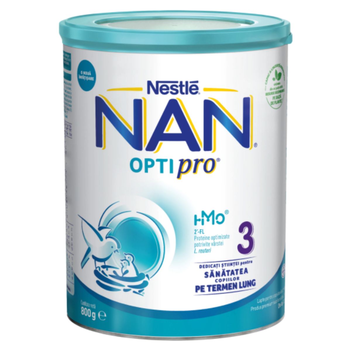 Formula de lapte praf, Nestle, Nan 3 Optipro 1-2 ani, 800 g Nestle imagine 2022