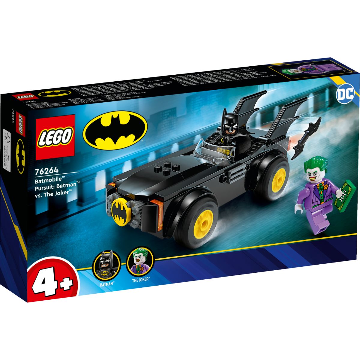 LEGO® Super Heroes – Urmarire pe Batmobile™: Batman™ contra Joker™ (76264) (76264) imagine noua responsabilitatesociala.ro