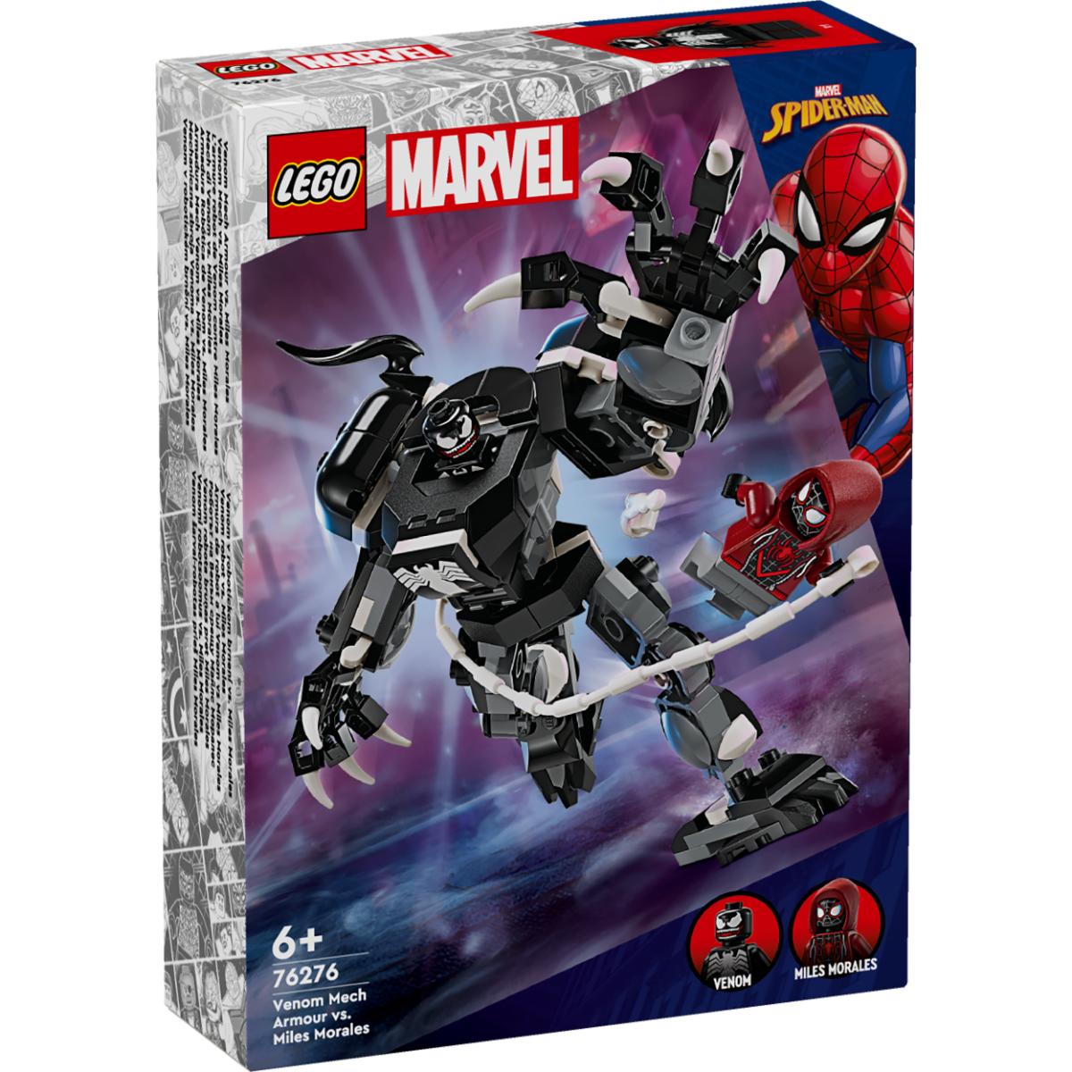 LEGO® Super Heroes – Armura de robot a lui Venom vs Miles Morales (76276) LEGO® imagine noua responsabilitatesociala.ro