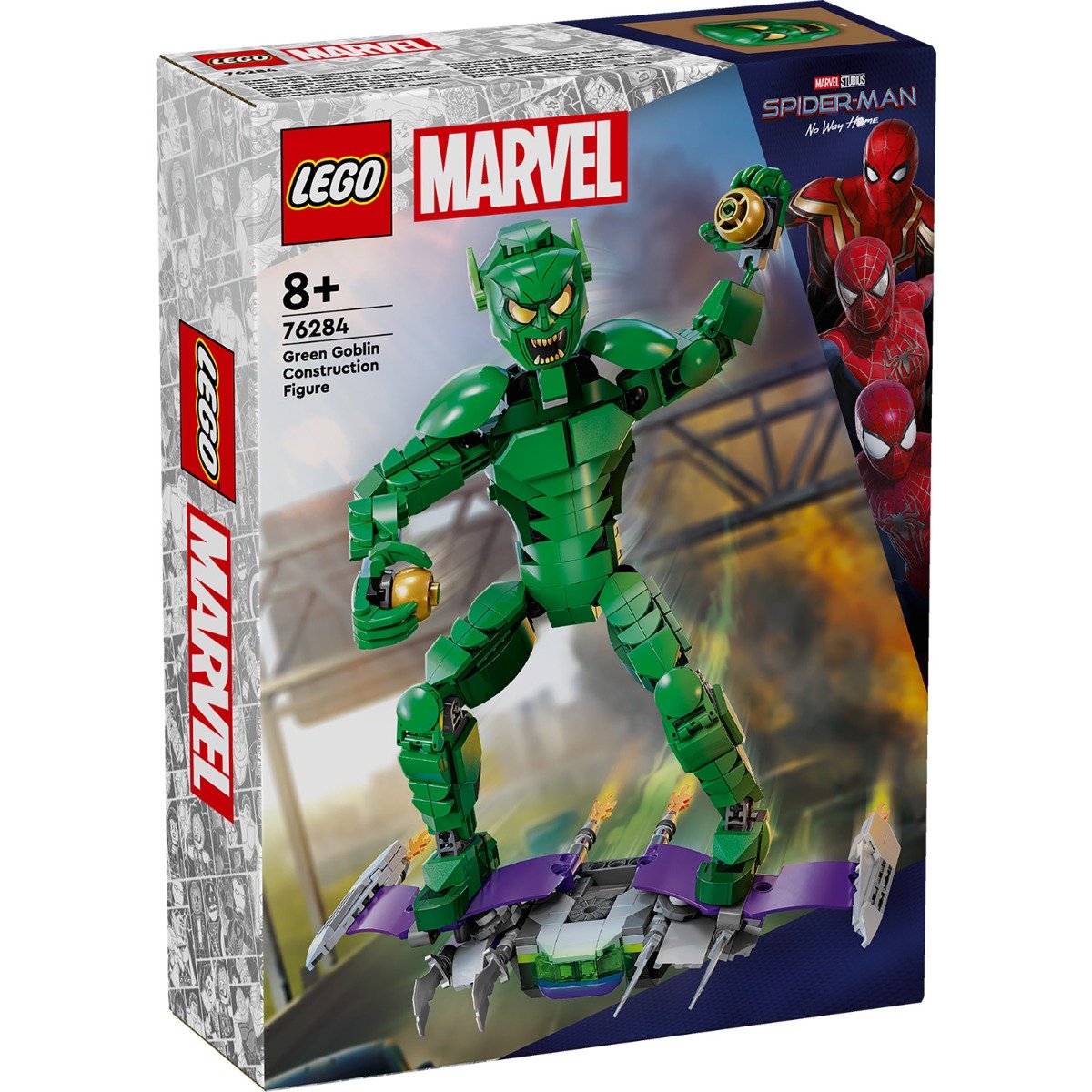 LEGOÂ® Marvel - Figurina de constructie Green Goblin (76284)
