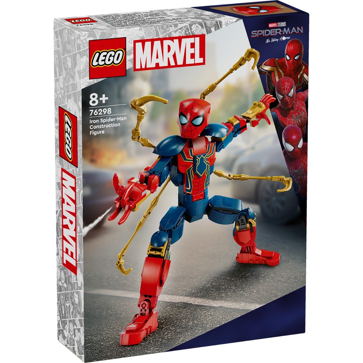 LEGOÂ® Marvel - Figurina de constructie Omul Paianjen de fier (76298)