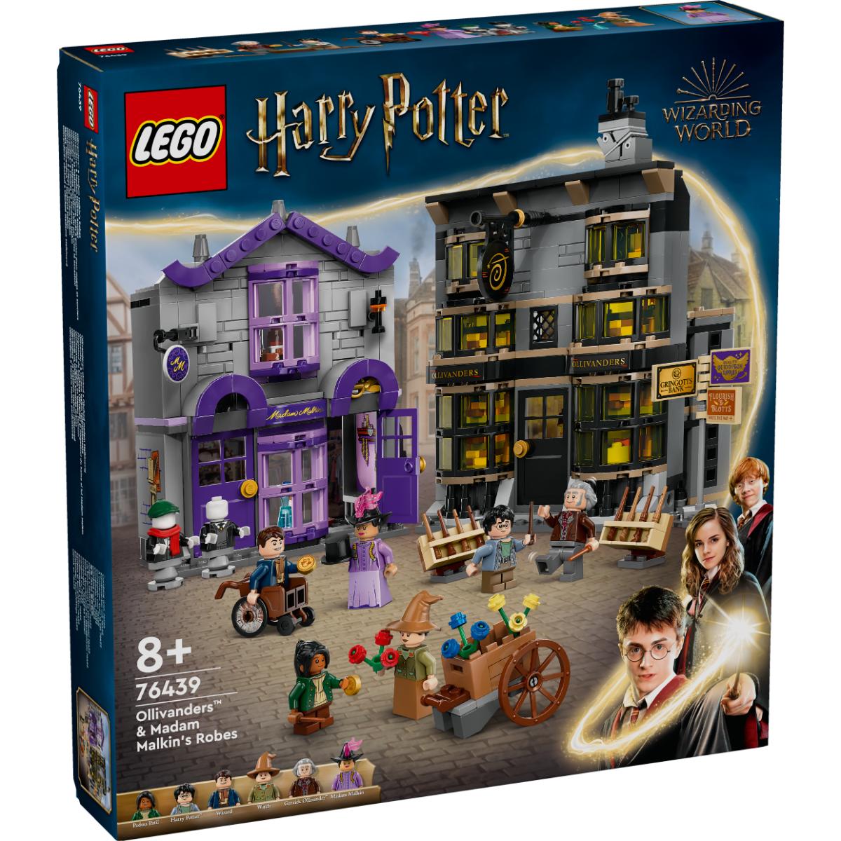 LEGOÂ® Harry Potter - Magazinul de baghete Ollivander si magazinul de haine al lui Madam Malkin (76439)