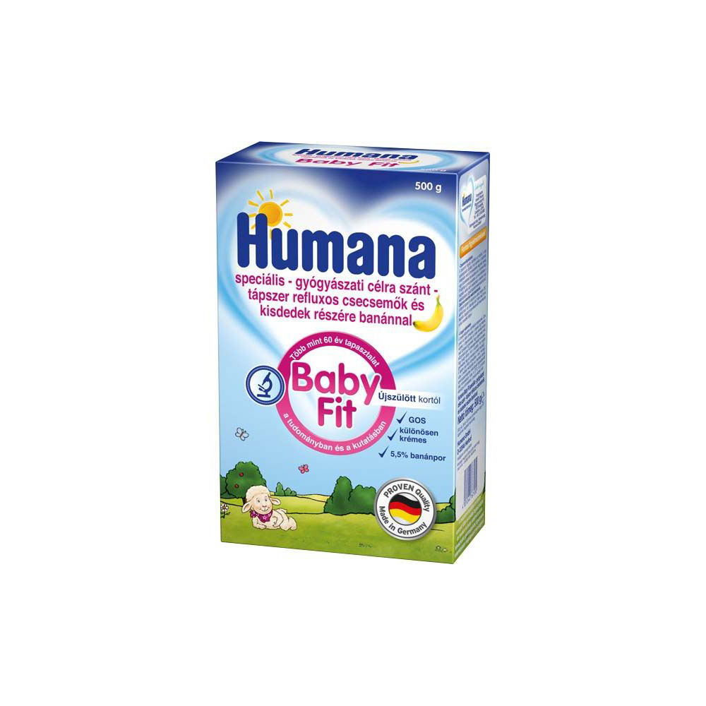 Lapte praf humana baby fit, antiregurgitare, 500 g