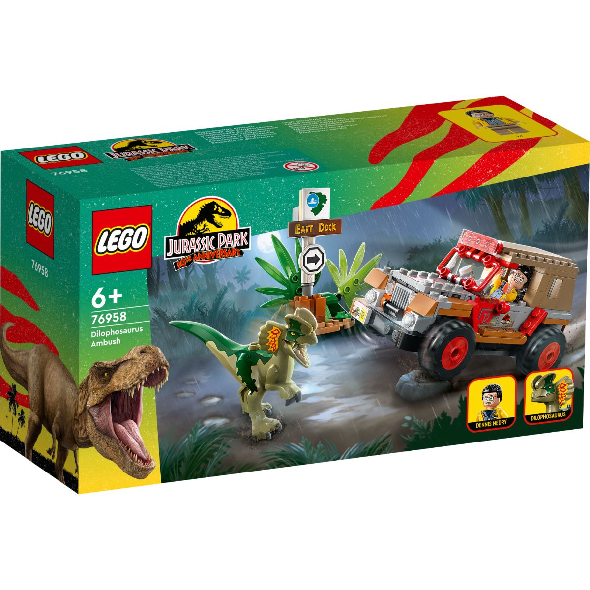 LEGO® Jurassic Park – Ambuscada asupra unui Dilophosaurus (76958) 76958 imagine noua responsabilitatesociala.ro