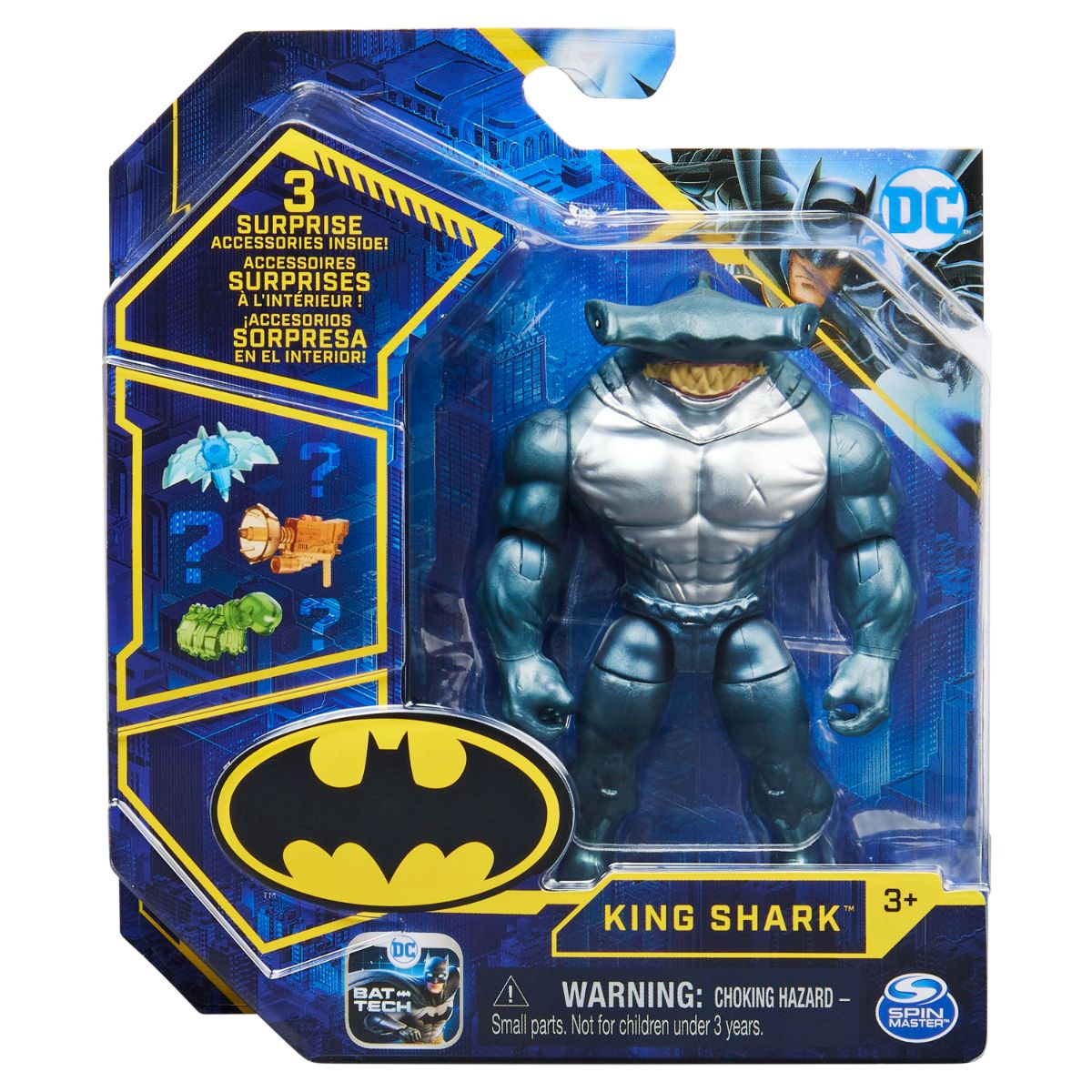 Set Figurina cu accesorii surpriza Batman, King Shark 20131336 20131336