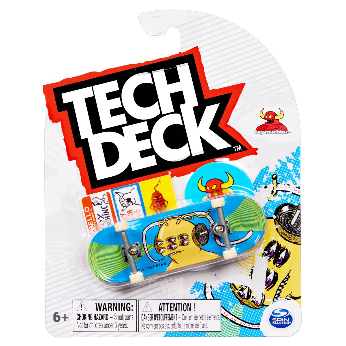 Mini placa skateboard Tech Deck, Toy Machine, 20140768
