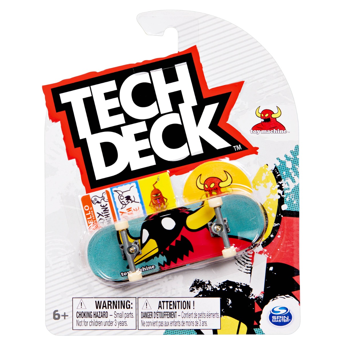 Mini placa skateboard Tech Deck, Toy Machine, 20140772