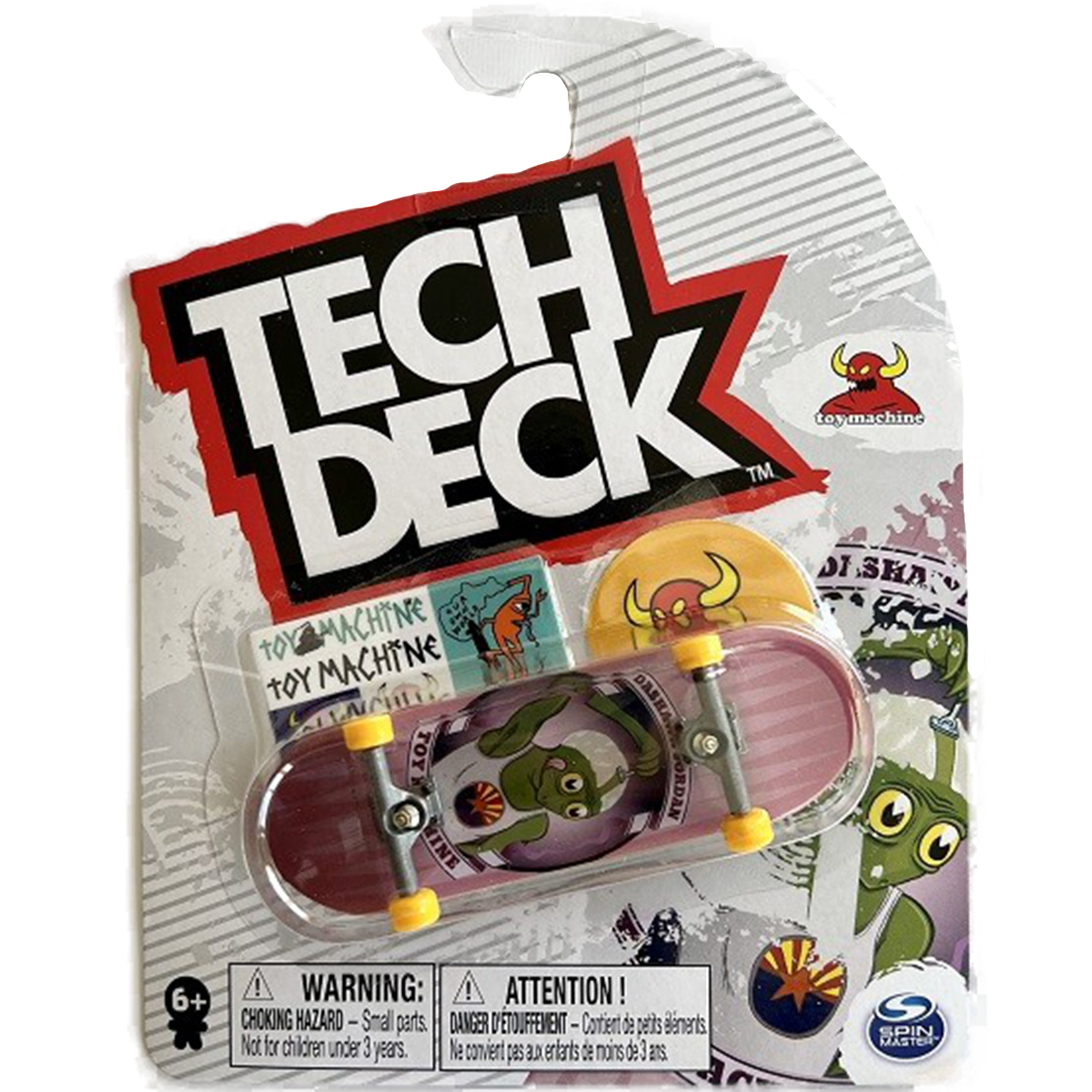 Mini placa skateboard tech deck, toy machine 20136155