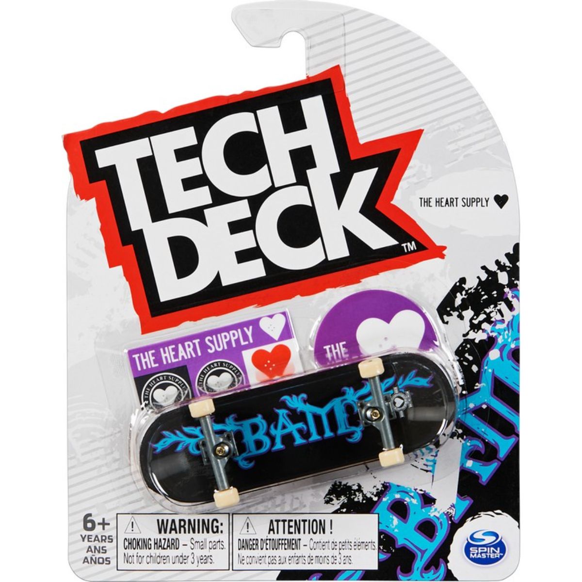 Mini placa skateboard Tech Deck, The heart supply 20134280