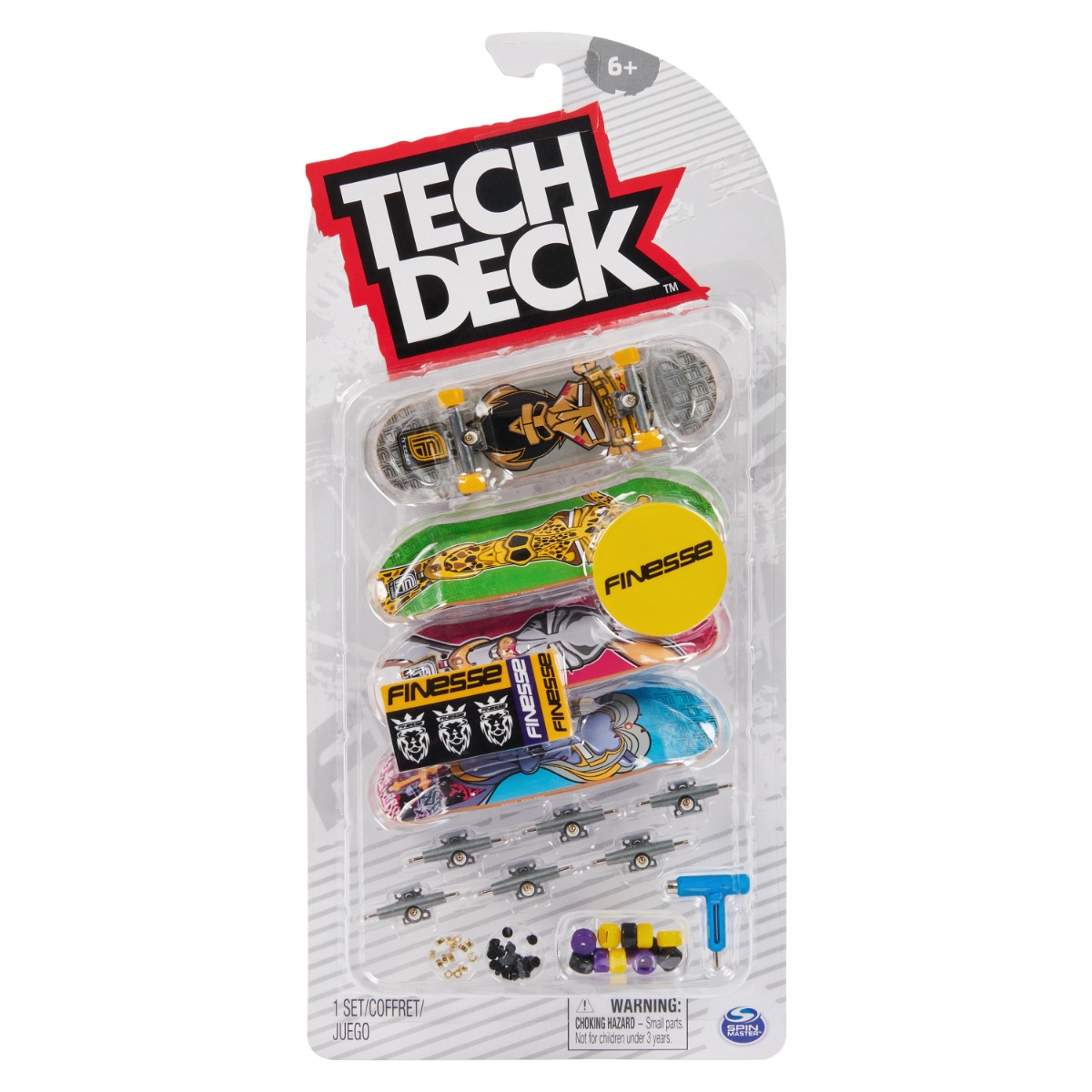 Set mini placa skateboard Tech Deck, 4 buc, Finesse, 20140759 noriel.ro imagine noua responsabilitatesociala.ro