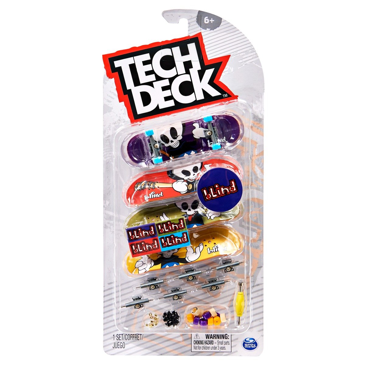 Set mini placa skateboard Tech Deck, 4 buc, 20136679